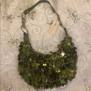 Bling Green Holiday bag